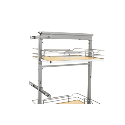 Rev-A-Shelf - Adjustable Solid Surface Pantry System for Tall Pantry Cabinets - 5350-16-MP