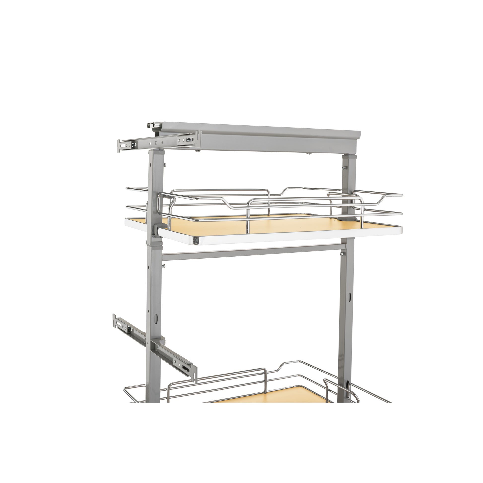 Rev-A-Shelf - Adjustable Solid Surface Pantry System for Tall Pantry Cabinets - 5343-16-GR