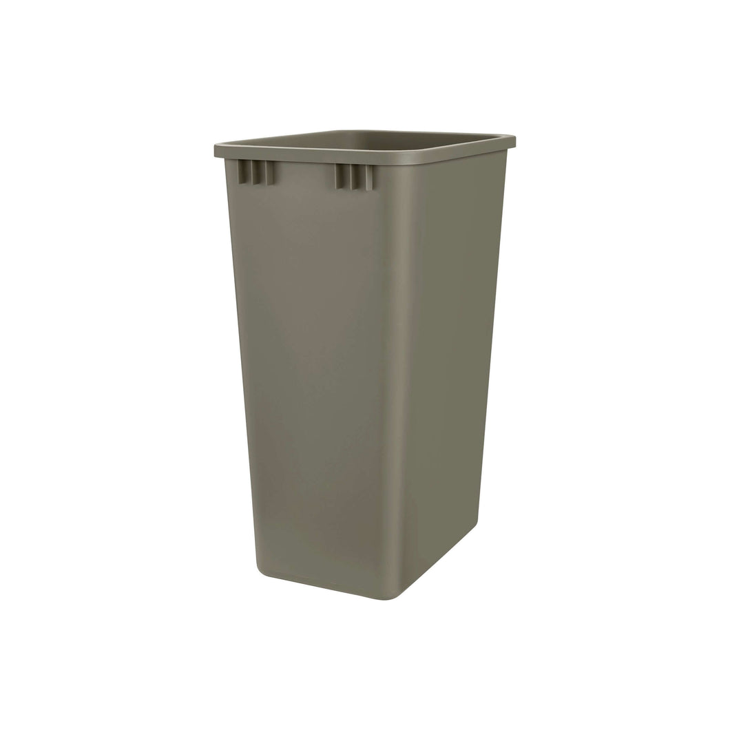 Rev-A-Shelf - Polymer Replacement 50qt Waste/Trash Container for Rev-A-Shelf Pull Outs - RV-50-12-52  Rev-A-Shelf Champagne  