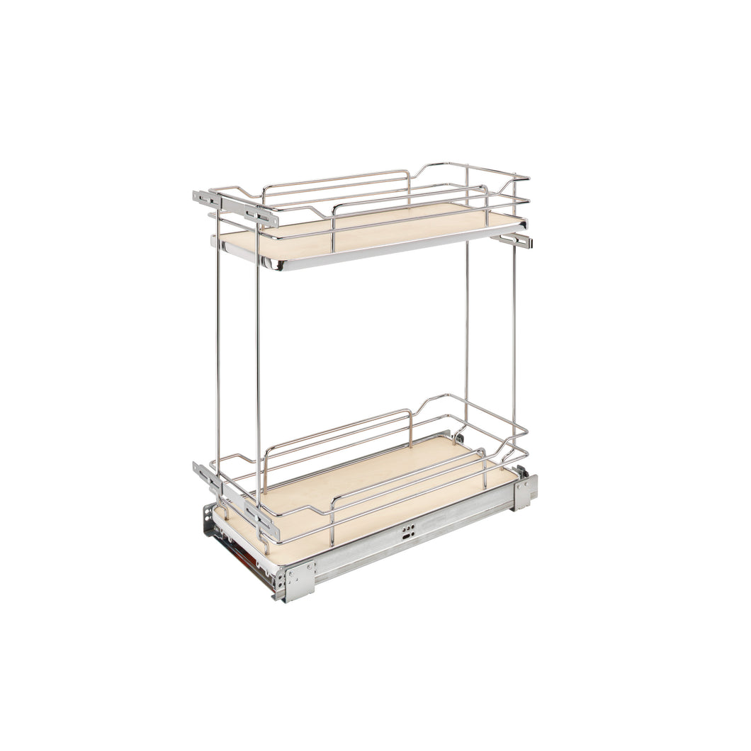 Rev-A-Shelf - Two-Tier Sold Surface Pull Out Organizers w/Soft Close - 5322-BCSC-9-MP  Rev-A-Shelf 10.25 inches  