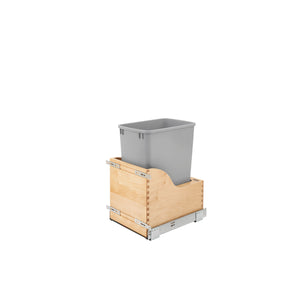 Rev-A-Shelf - Wood Pull Out Trash/Waste Container w/Soft Close - 4WCSC-1532DM16-1  Rev-A-Shelf Default Title  