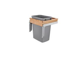 Load image into Gallery viewer, Rev-A-Shelf - Wood Top Mount Pull Out Single Trash/Waste Container with Reduced Depth - 4WCTM-1816DM-1  Rev-A-Shelf 35 qt. (8.75 gal) 15 inches 