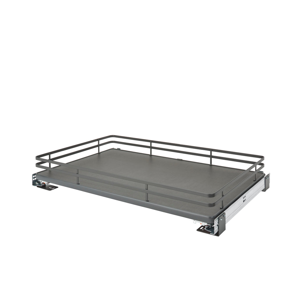 Rev-A-Shelf - Solid Surface Pull Out Organizer Shelf w/Soft Close - 5330-33BCSCFL-FOG  Rev-A-Shelf 32.3 inches  