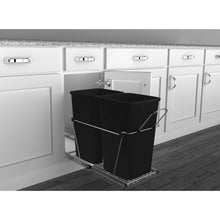 Load image into Gallery viewer, Rev-A-Shelf - Chrome Steel Pull Out Waste/Trash Containers - RV-15KD-18C S  Rev-A-Shelf   