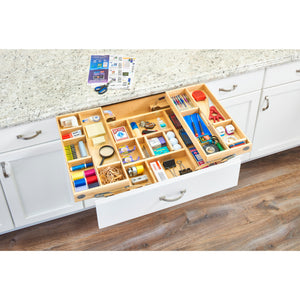 Rev-A-Shelf - Wood Base Cabinet Replacement MAXX Drawer System (No Slides) - 4WTMD-24H-1  Rev-A-Shelf   