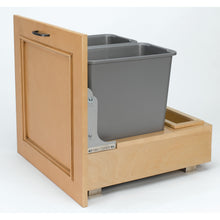 Load image into Gallery viewer, Rev-A-Shelf - Wood Pull Out Trash/Waste Container with Soft/Open Close - 4WCBM-2430DM-2  Rev-A-Shelf   