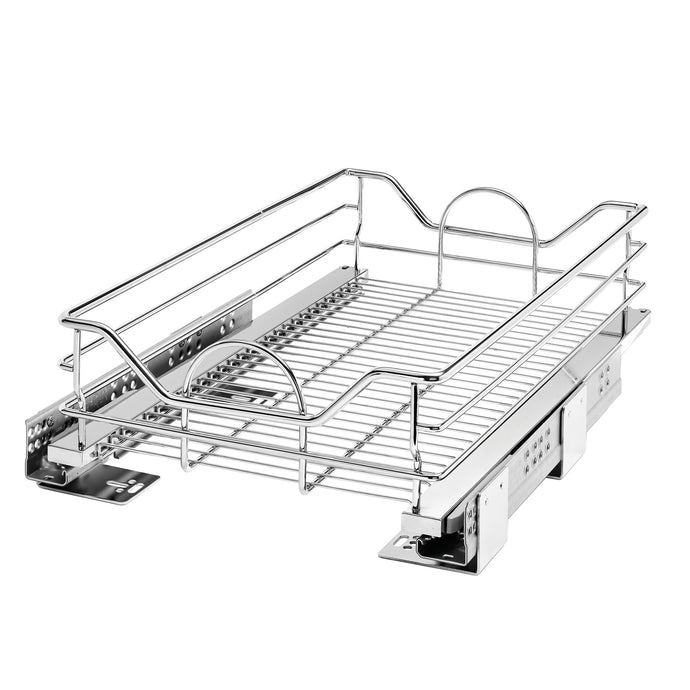 Rev-A-Shelf - Steel Pull Out Organizer w/Soft-Close for Base Cabinets - 5730-15CR  Rev-A-Shelf 14.33 inches  