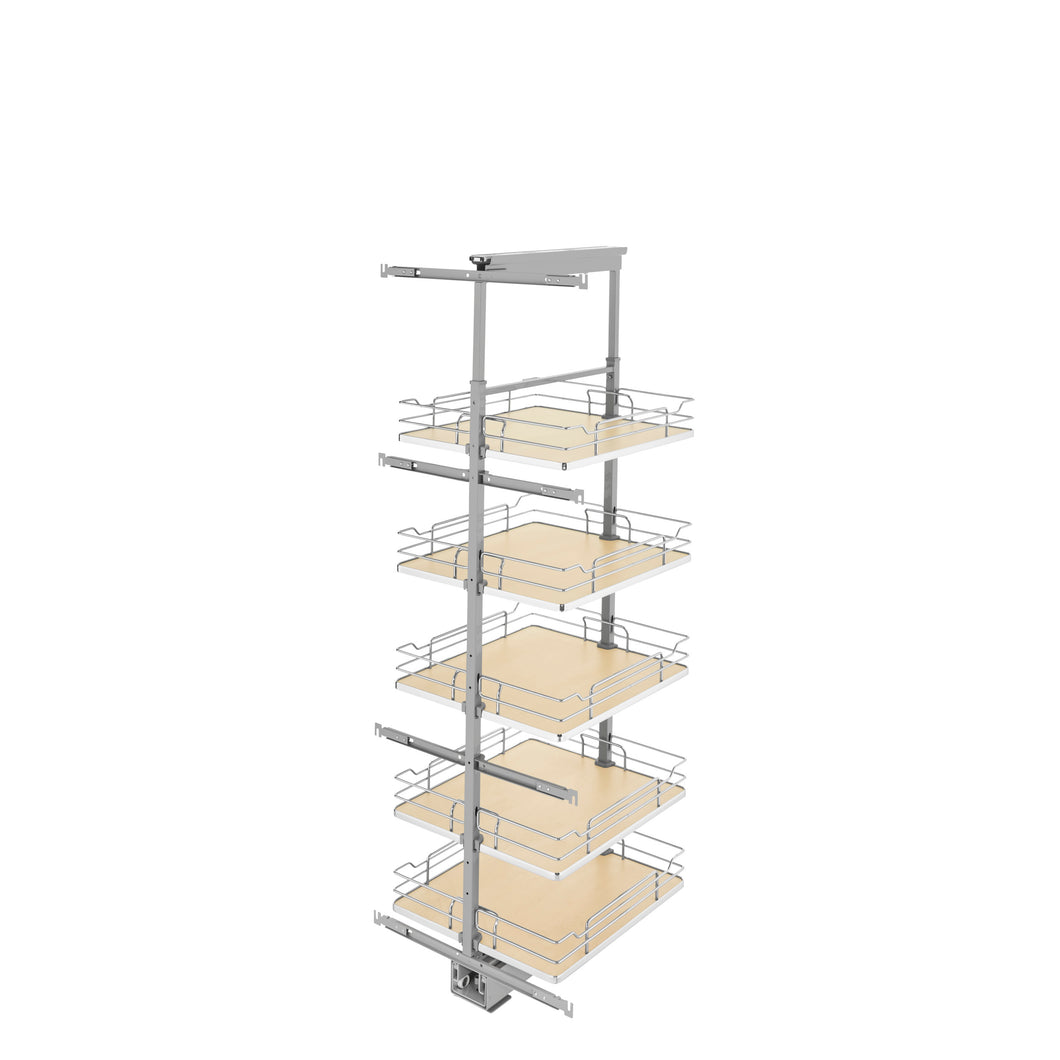 Rev-A-Shelf - Adjustable Solid Surface Pantry System for Tall Pantry Cabinets - 5358-19-MP  Rev-A-Shelf 19.25 inches  
