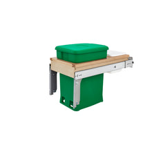 Load image into Gallery viewer, Rev-A-Shelf - Wood Top Mount Pull Out Compost Container - 4WCTM-12CKGRSCDM1  Rev-A-Shelf Green  